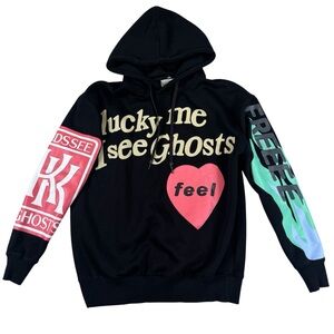 Lucky Me I See Ghosts Kanye West Kid Cudi Camp Flog Gnaw Pullover Hoodie Men Sm